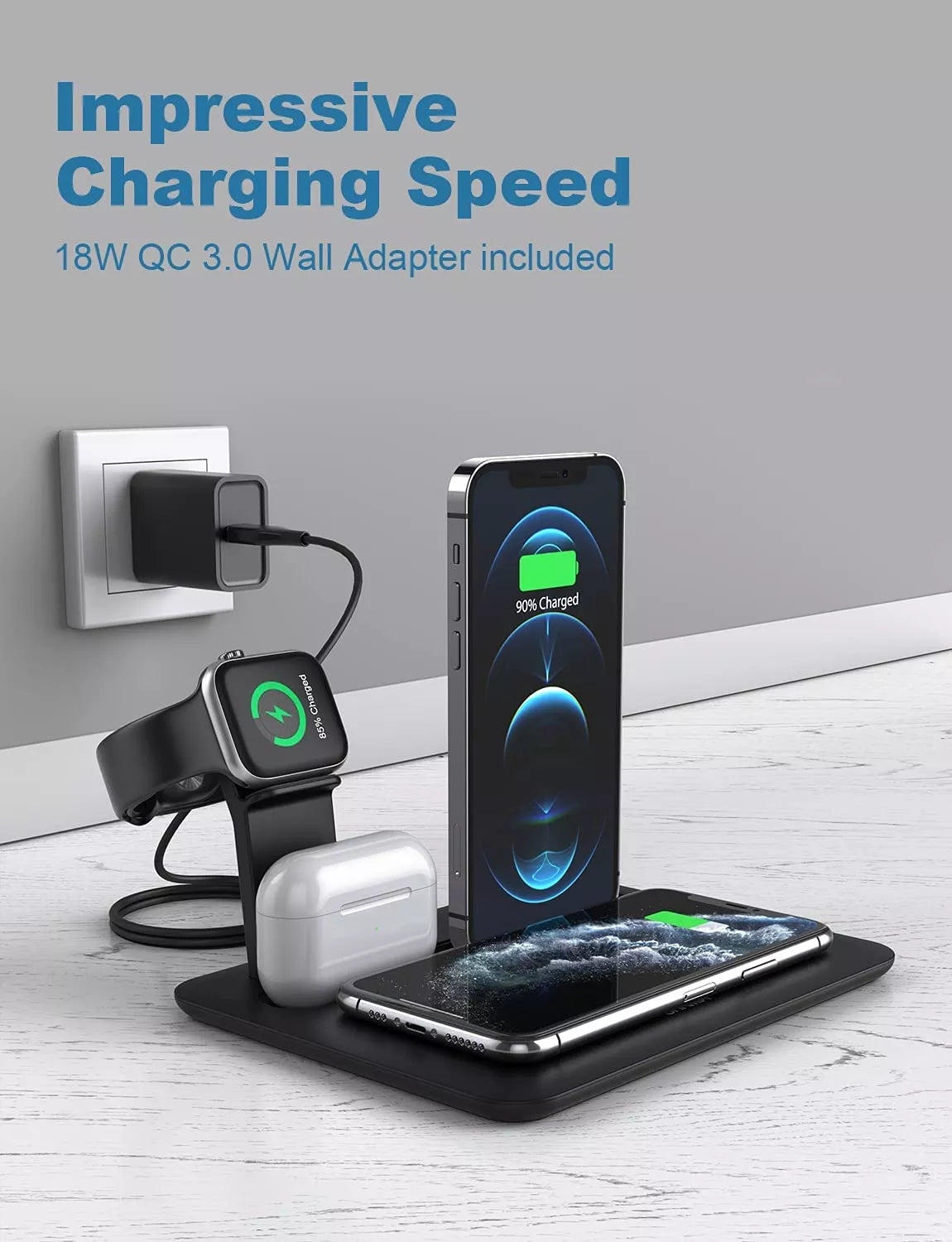 Wireless ChargeX stand